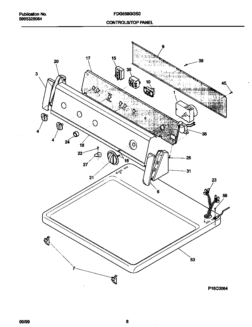 P16C0084 CONTROL PANEL