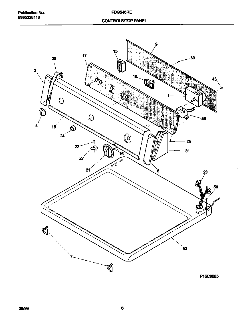 P16C0085 CONTROL PANEL