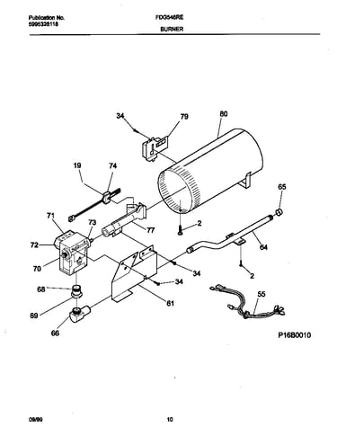 P16b0010 burner,valve