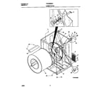 Frigidaire FDG436RES2 cabinet/drum diagram
