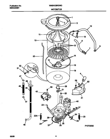 Motor/tub