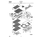 Frigidaire FRT18TPHW0 shelves diagram