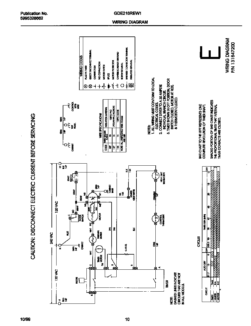 131847200 WIRING DIAGRAM