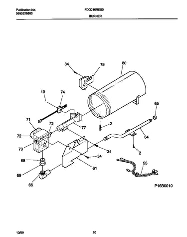 P16b0010 burner,valve