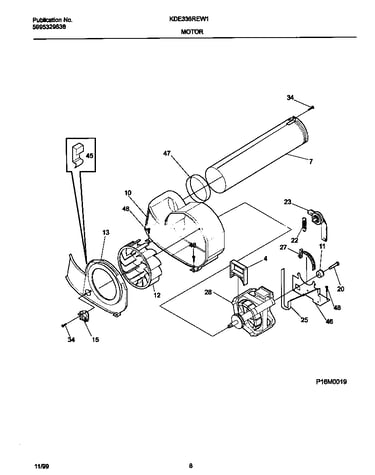 P12m0019 motor,blower