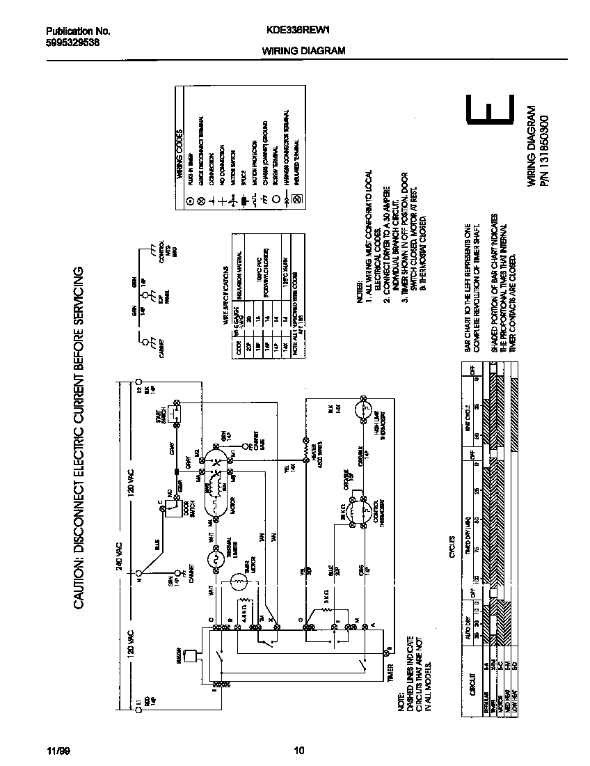 131850300 WIRING DIAGRAM