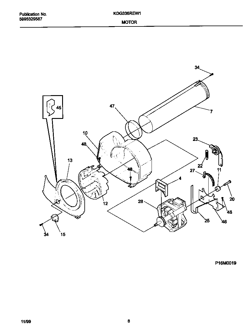 P12M0019 MOTOR,BLOWER