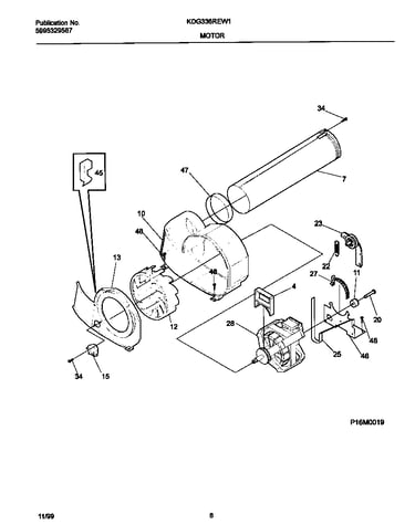 P12m0019 motor,blower