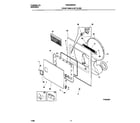 White-Westinghouse WDG336RES1 p12d0021 frnt pnl,door diagram