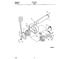 White-Westinghouse WDG336RES1 p12m0019 motor,blower diagram