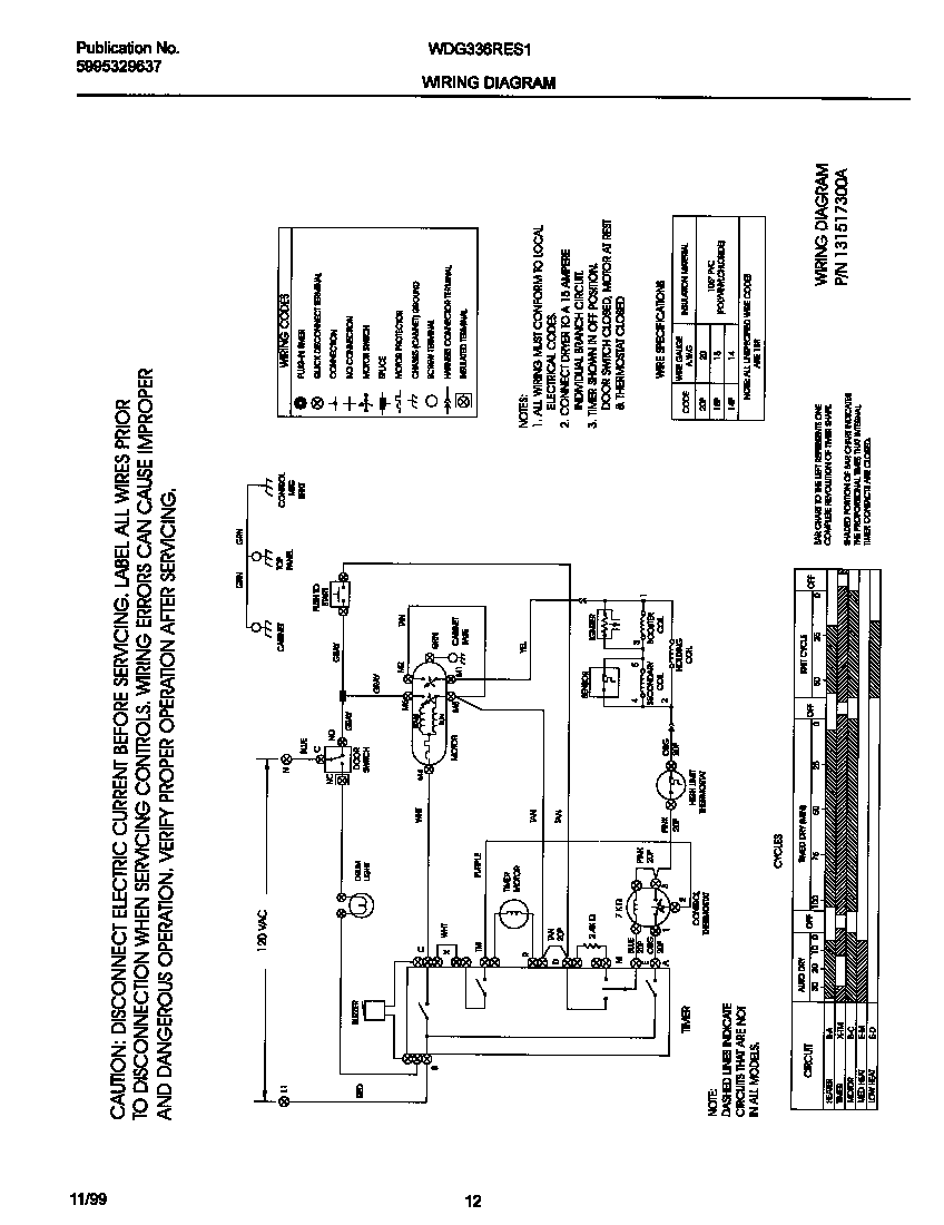 131517300 WIRING DIAGRAM