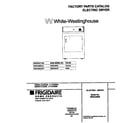 White-Westinghouse WDE336REW1 cover diagram