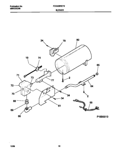 P16b0010 burner,valve