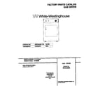 White-Westinghouse WDG546RGS1 cover diagram