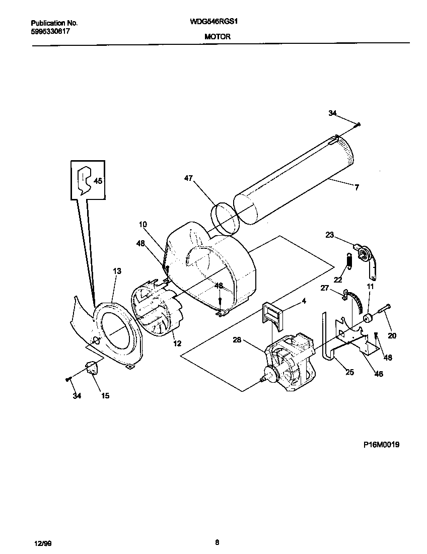 Motor,blower