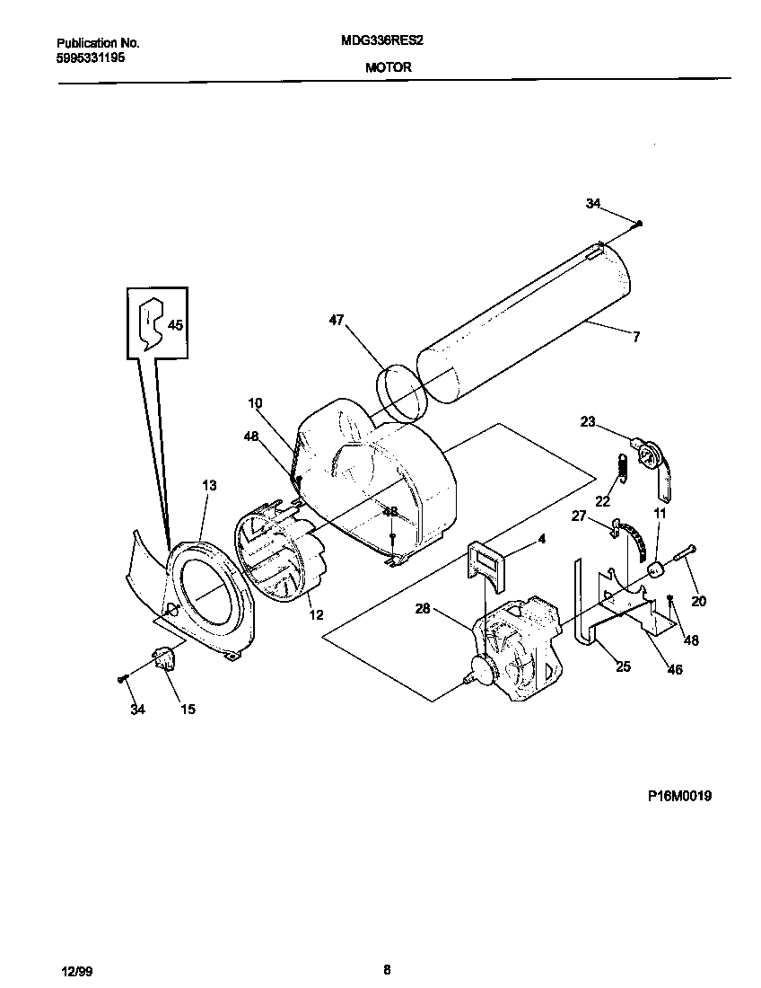 Motor,blower