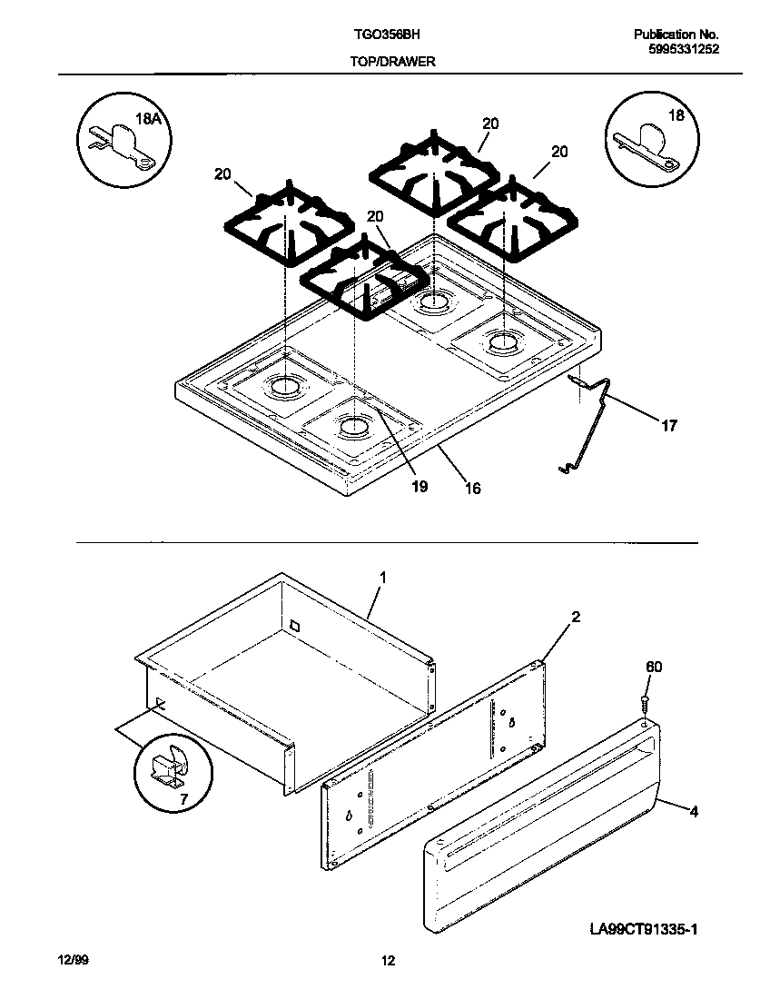 Top/drawer