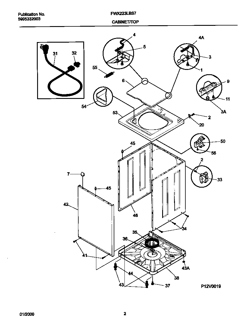 P12v0019 wshr cab,top