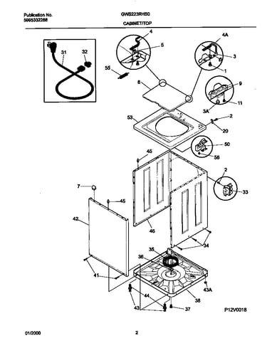 P12v0018 wshr cab,top