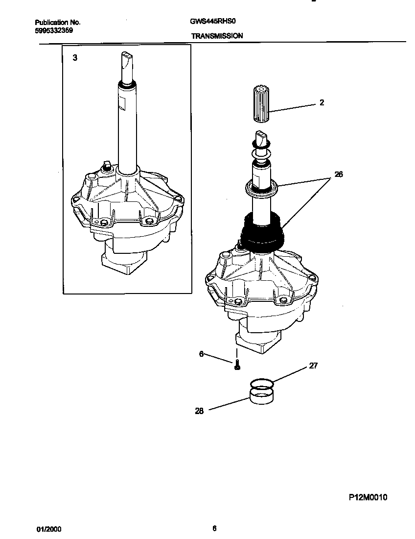 P12m0010 transmission
