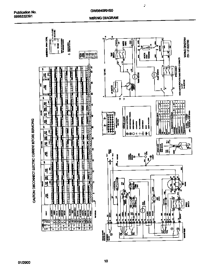 131822700 WIRING DIAGRAM