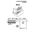 Universal/Multiflex (Frigidaire) IM-34 cover diagram