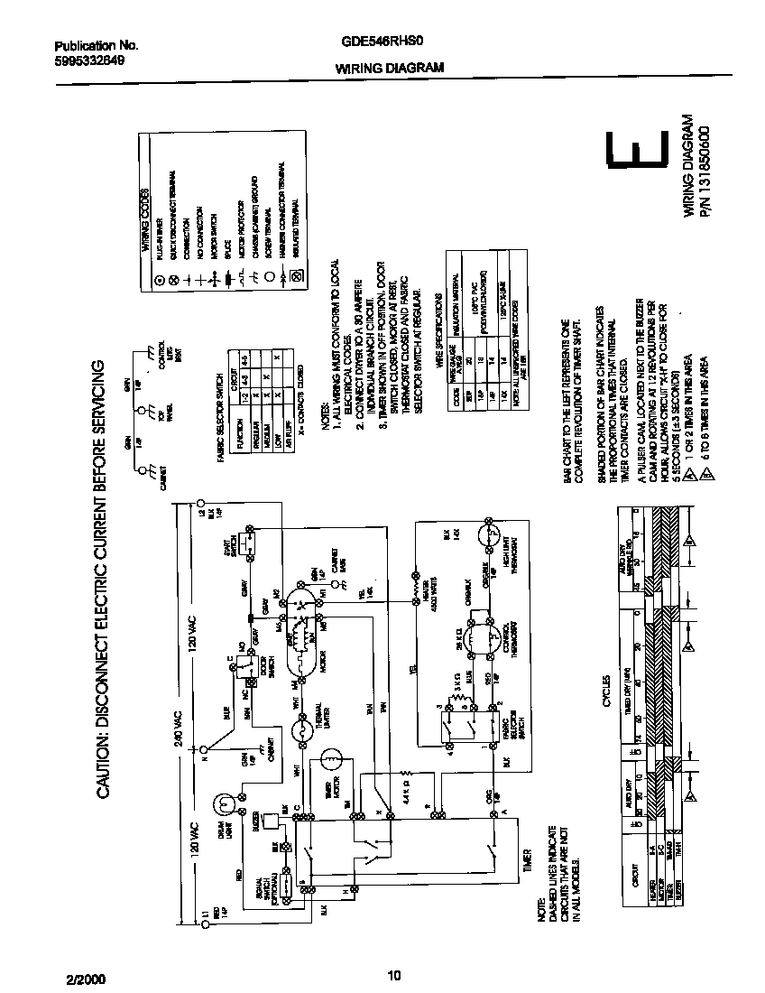 131850600 WIRING DIAGRAM