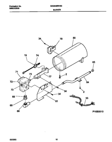P16b0010 burner,valve