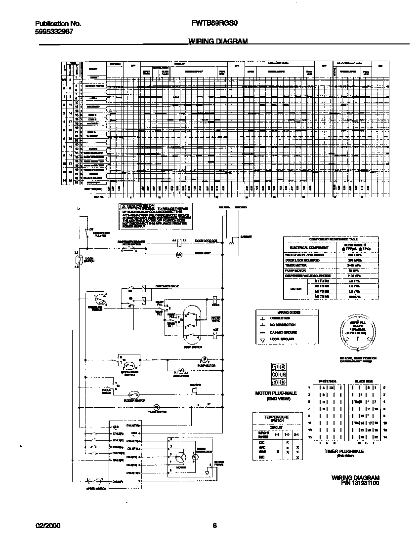 131931100 WIRING DIAGRAM