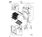 Universal/Multiflex (Frigidaire) CFU17F3HW1 cabinet diagram