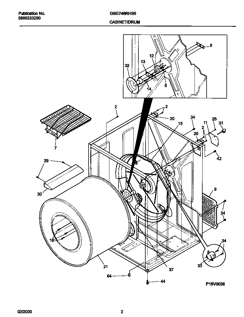 P16v0038 dry cab,heater