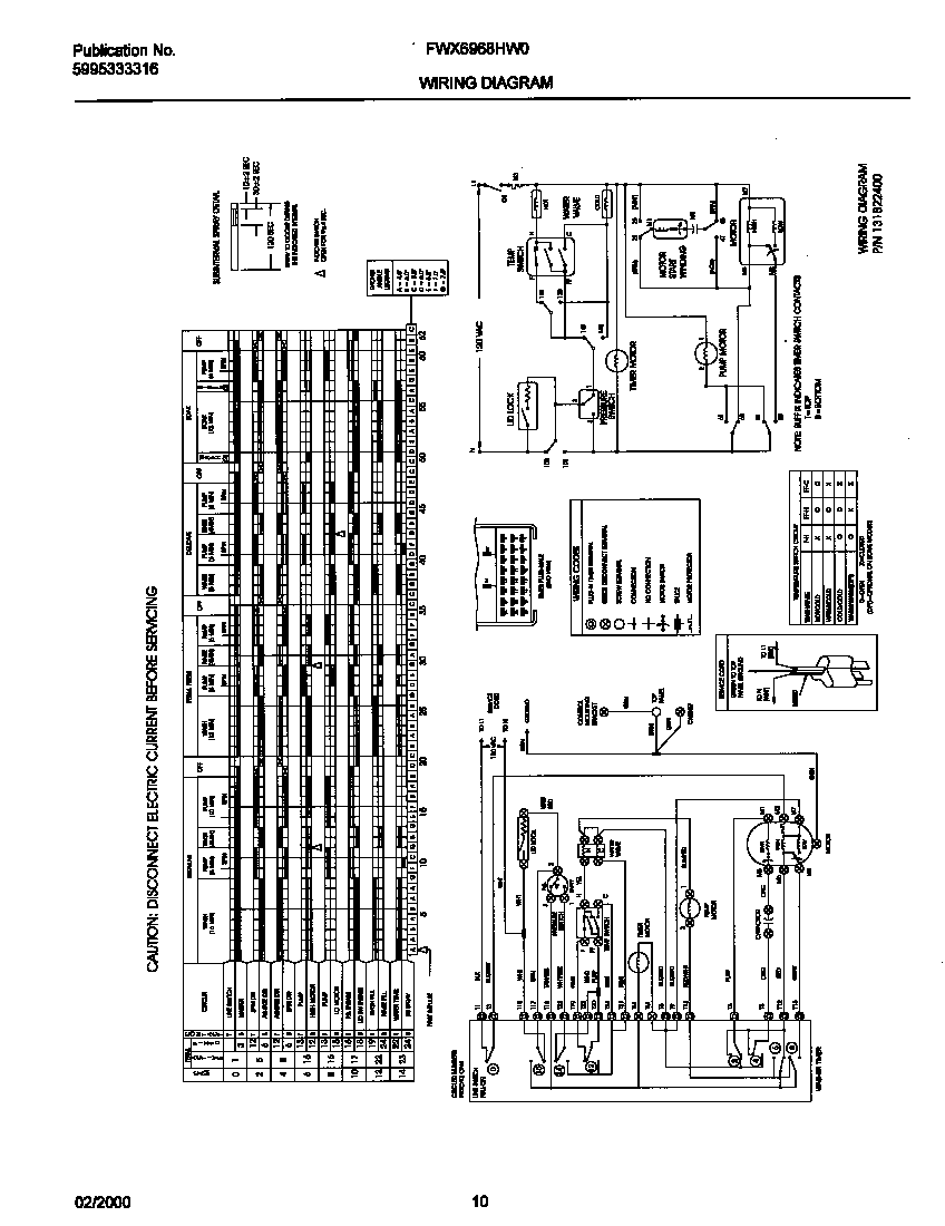 131822400 WIRING DIAGRAM