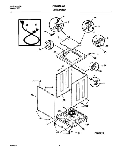 P12v0019 wshr cab,top