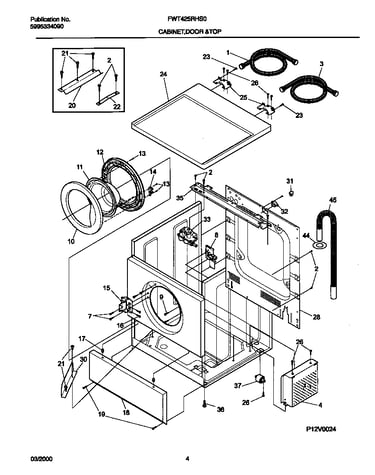 P12v0024 wshr cab,door