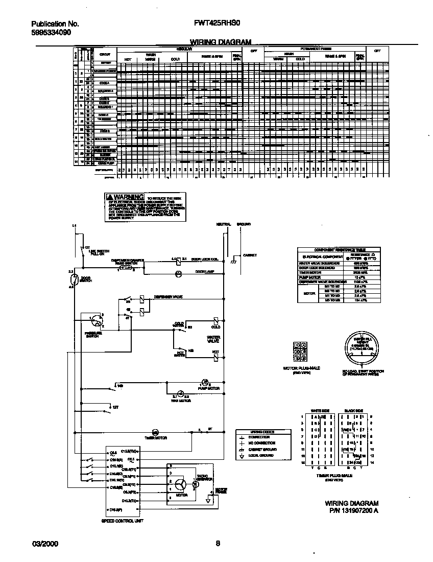 131907200 WIRING DIAGRAM