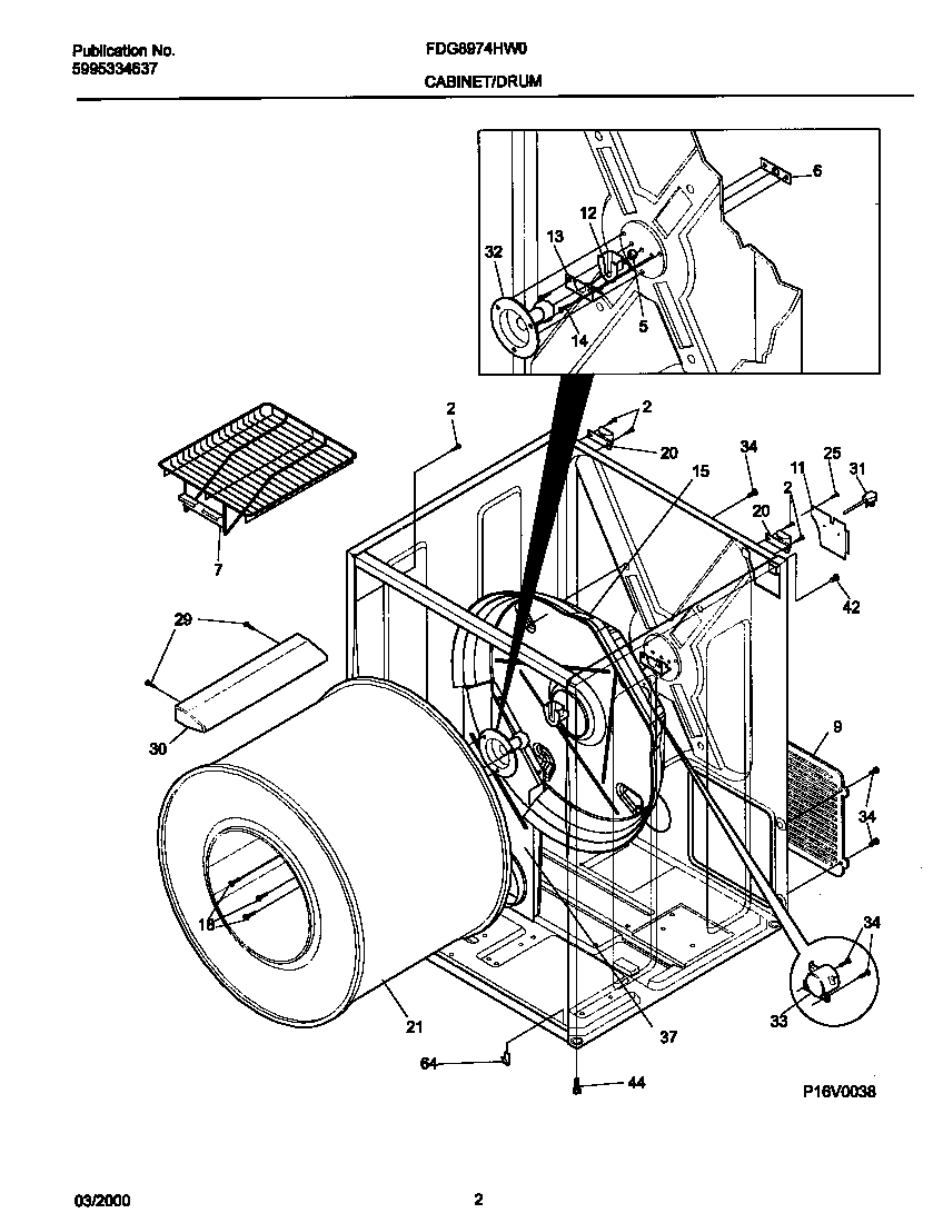 P16V0038 DRY CAB,HEATER