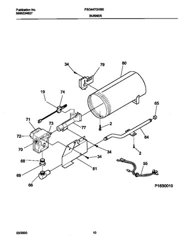 P16b0010 burner,valve