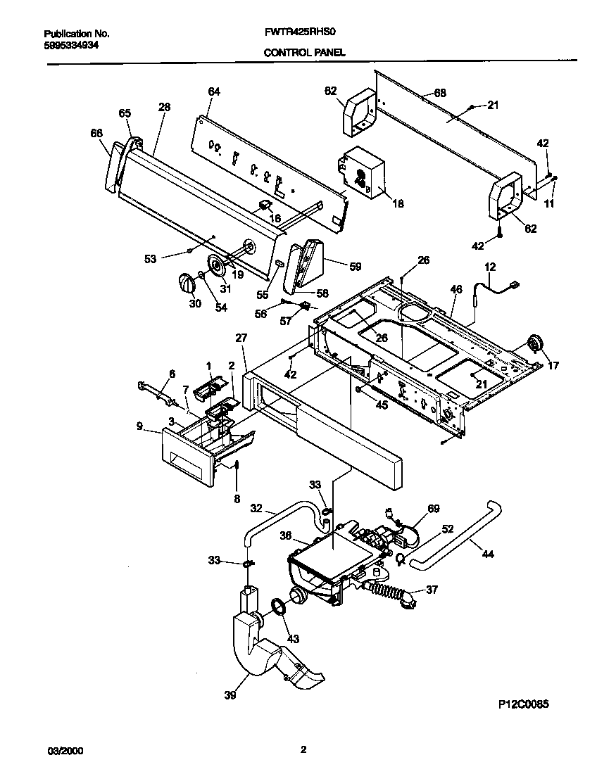 P12C0085 CONTROL PANEL