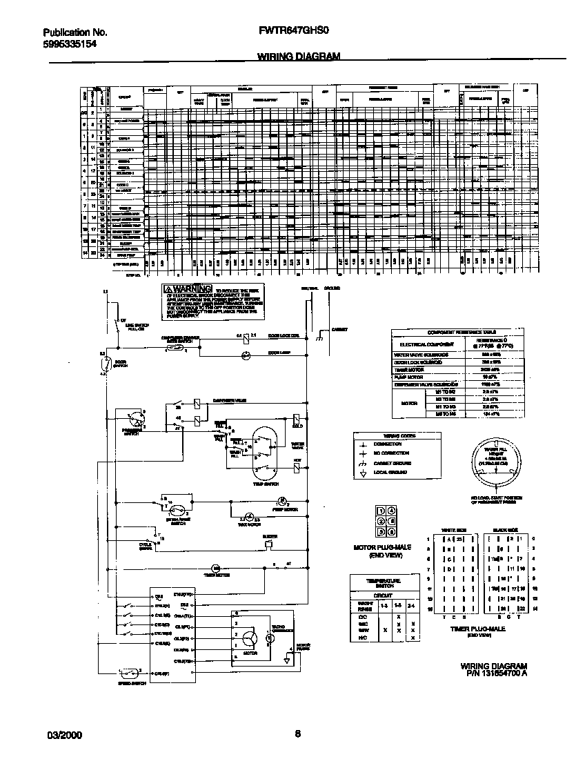 131854700 WIRING DIAGRAM