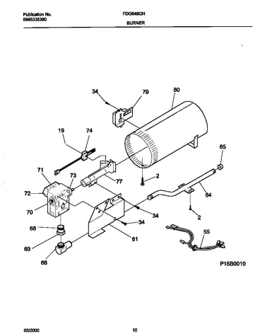 P16b0010 burner,valve