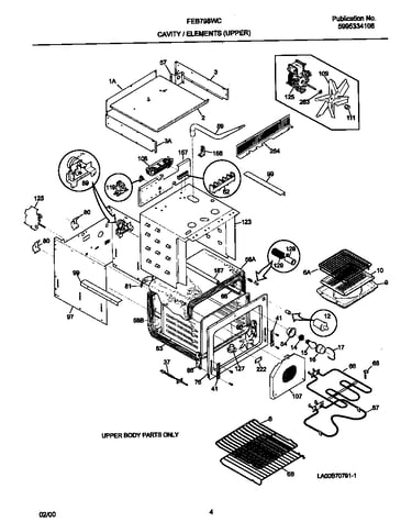 Upper cavity/elements