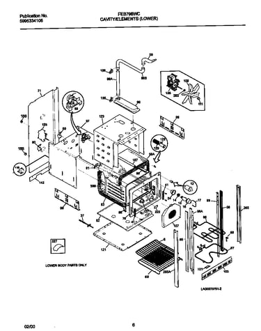 Lower cavity/elements