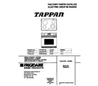 Tappan TED367CJB1 cover diagram
