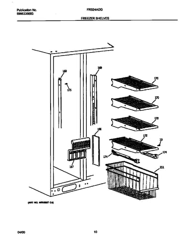 Freezer shelves