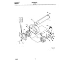 Frigidaire FDER436RHS0 16m0019 motor,blower diagram