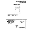 Frigidaire FDE855RHS0 cover diagram