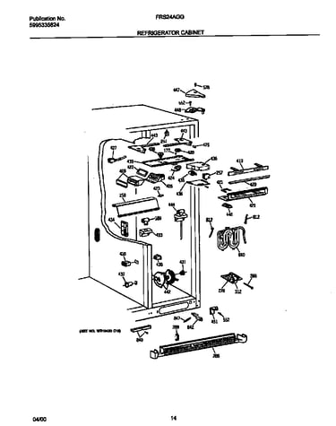 Refrigerator cabinet