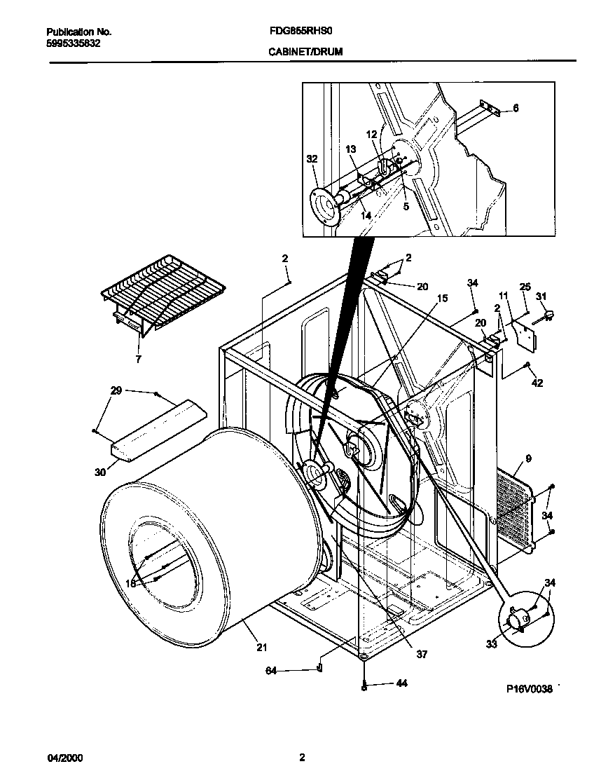 P16V0038 DRY CAB,HEATER