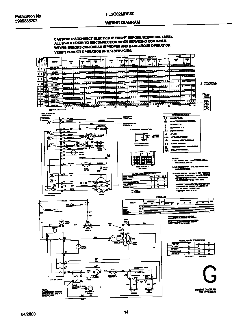 131956200 WIRING DIAGRAM