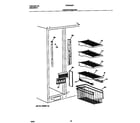 Frigidaire FRS24AGDB0 freezer shelves diagram